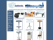 Tablet Screenshot of docklandshirefurniture.co.uk